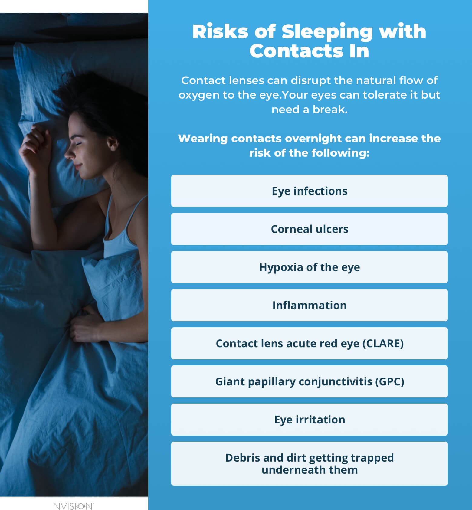 Is It Actually Dangerous To Sleep With Contacts In NVISION