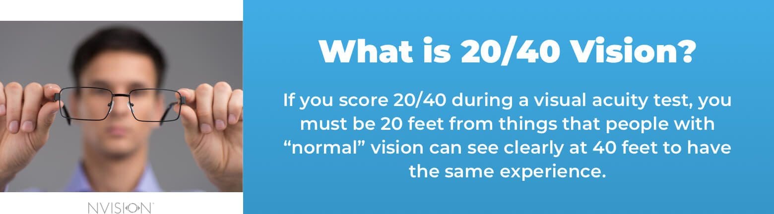 A Person With 20 40 Visual Acuity Capa Learning